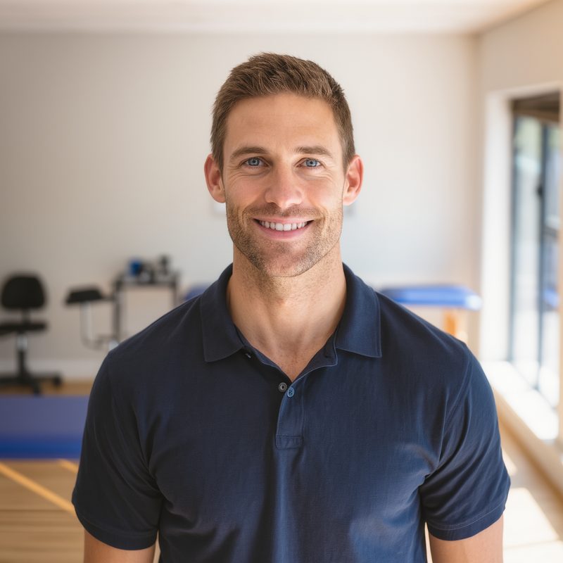 Portrait of Alex Demo, physiotherapist
